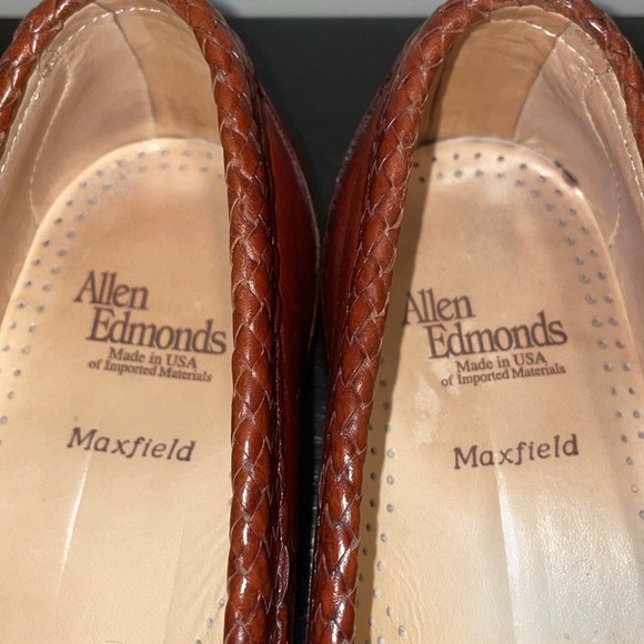 ALLEN EDMONDS Maxfield Brown Leather Tassel‎ Loafers Shoes Men\'s Size 10 E main image 9